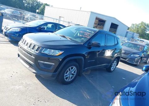 2018 Jeep Compass Sport Fwd z USA, uszkodzony, nr VIN 3C4NJCABXJT338594